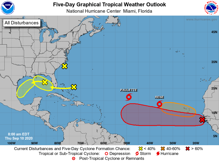 Five-Day Graphical Tropical Weather Outlook
